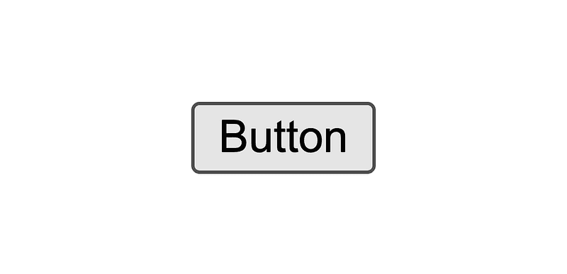 A native HTML button shown in its default, hovered, focused and pressed states